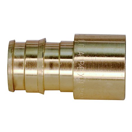 Apollo Expansion Pex 1/2 in. Brass PEX-A Barb x 1/2 in. Female Sweat Adapter EPXFS1212